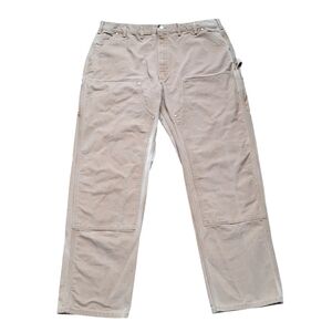 Carhartt Tan Cargo Pants Relaxed Fit Cotton